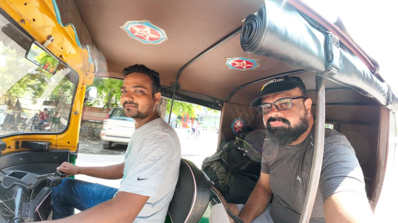 Mahesh with Tuk Tuk